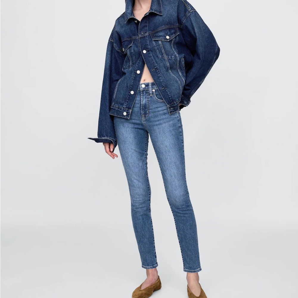 GAP Blue Skinny Jeans Stretchy Denim